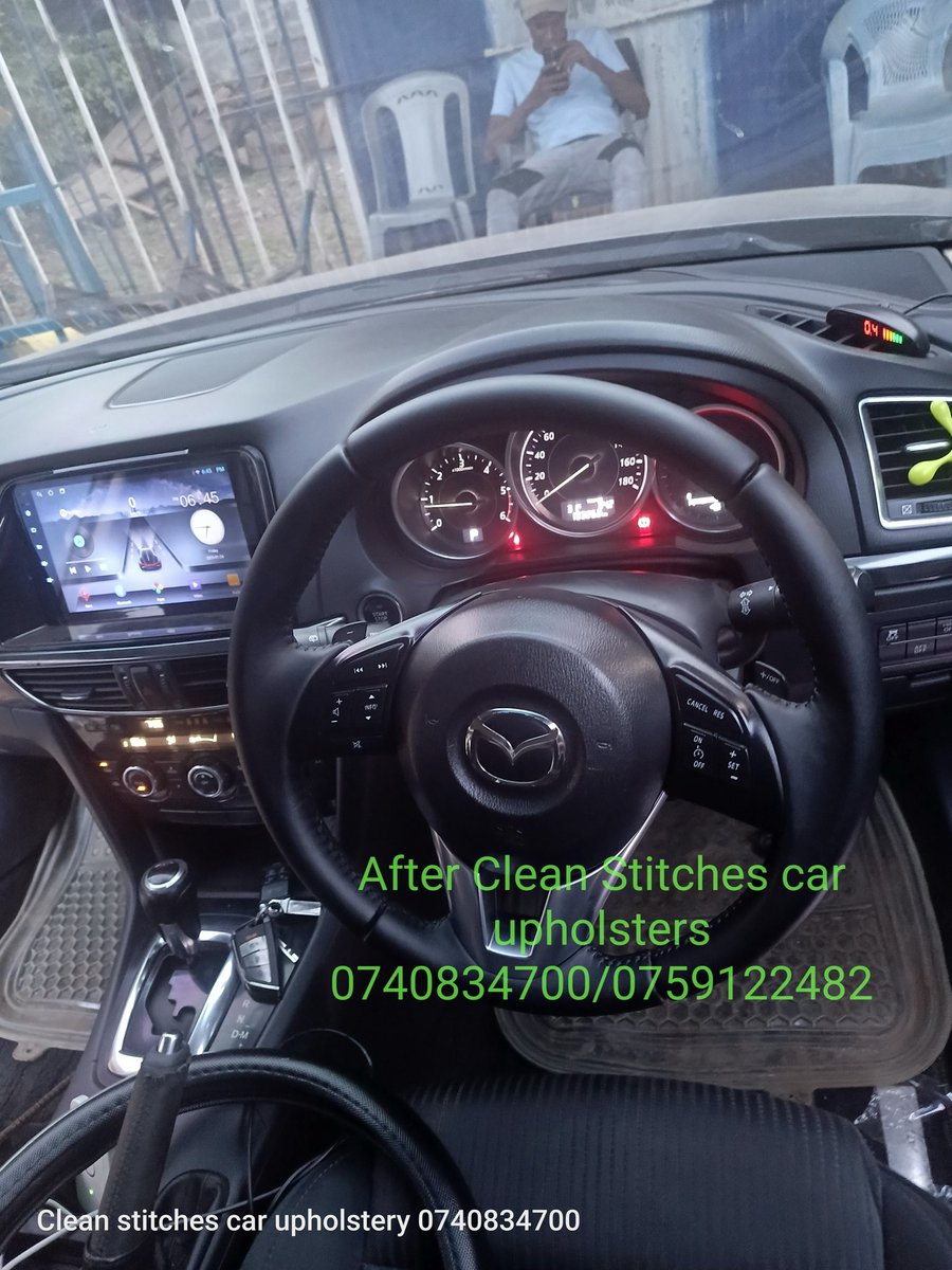 CleanUpholsters's tweet image. Your car’s upholstery matters! This Mazda Atenza steering wheel is wrapped in Grade 1 leather—top quality at the best price!

📍 Roysambu, Mirema 1st Drive, off Kamiti Rd
📞 0740834700 / 0759122482

#CleanStitches #CarUpholstery #SteeringWheelRevamp