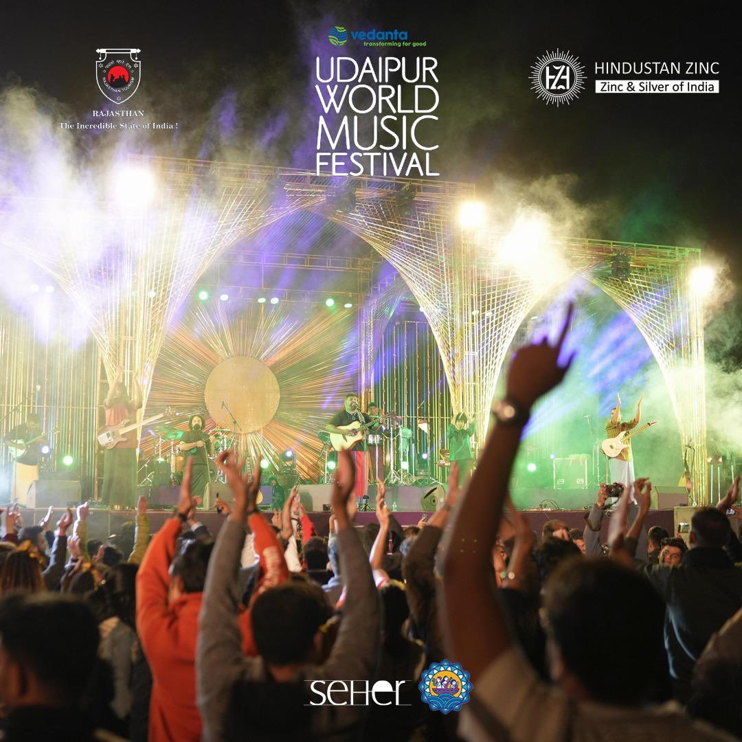 VENUE SPOTLIGHT – Gandhi Ground: Evenings at #VUWMF
📅 February 7th to 9th, 2025  
⏰ 7:00 PM Onwards  
🎟️ FREE ENTRY | Open to all  
As the sun sets, the #VedantaUdaipurWorldMusicFestival comes alive at Gandhi Ground with  electrifying performances #Seher #VUWMF2025