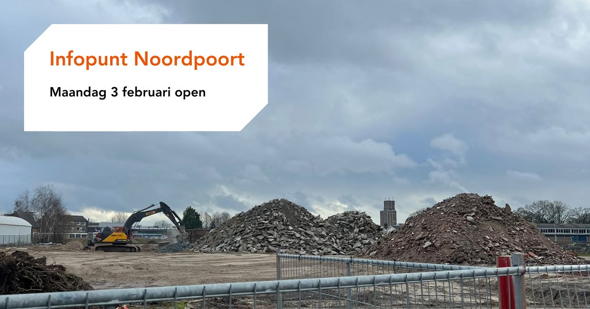 Elke eerste maandag van de maand is het infopunt #Noordpoort open van 16.30 tot 18.00 uur. Ook maandag 3 februari. 📍Het infopunt zit aan de Galgenkampsweg 5. 

Binnenkort beginnen we met #grondonderzoek. Zo kunnen we bepalen welke maatregelen nodig zijn om te bouwen.

#Meppel
