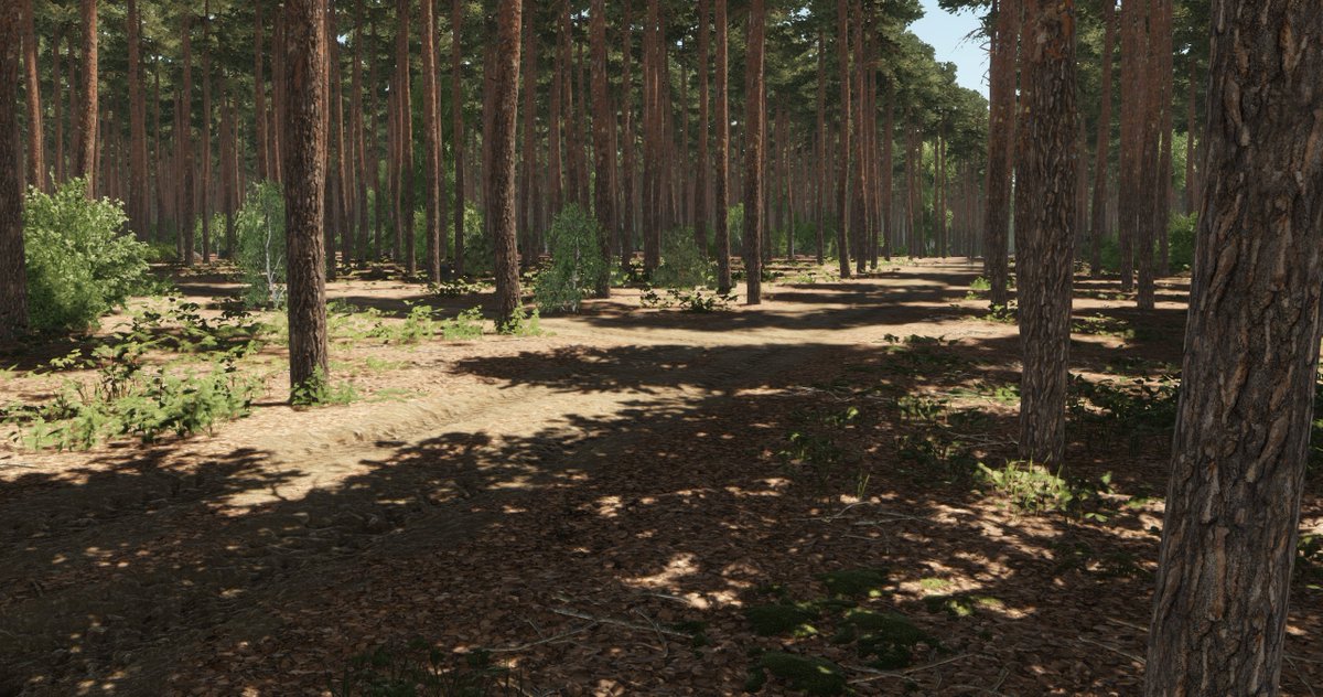 MapsReforged's tweet photo. i started checking the option for roads to adjust the heightmap, making roads in forests look more artificially done. It gives you some cover in some situations and in general looks nicer.

Left is with heightadjustment, right is without.

#ArmaReforger https://t.co/RnLnMBrivf