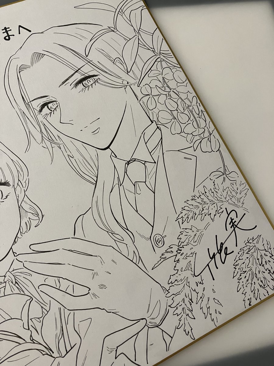 色紙を描いています。
植物も登場させたので塗るのが楽しみだ~
『植物病理学は明日の君を願う』5巻発売まであと12日🌵✨ #植物の君