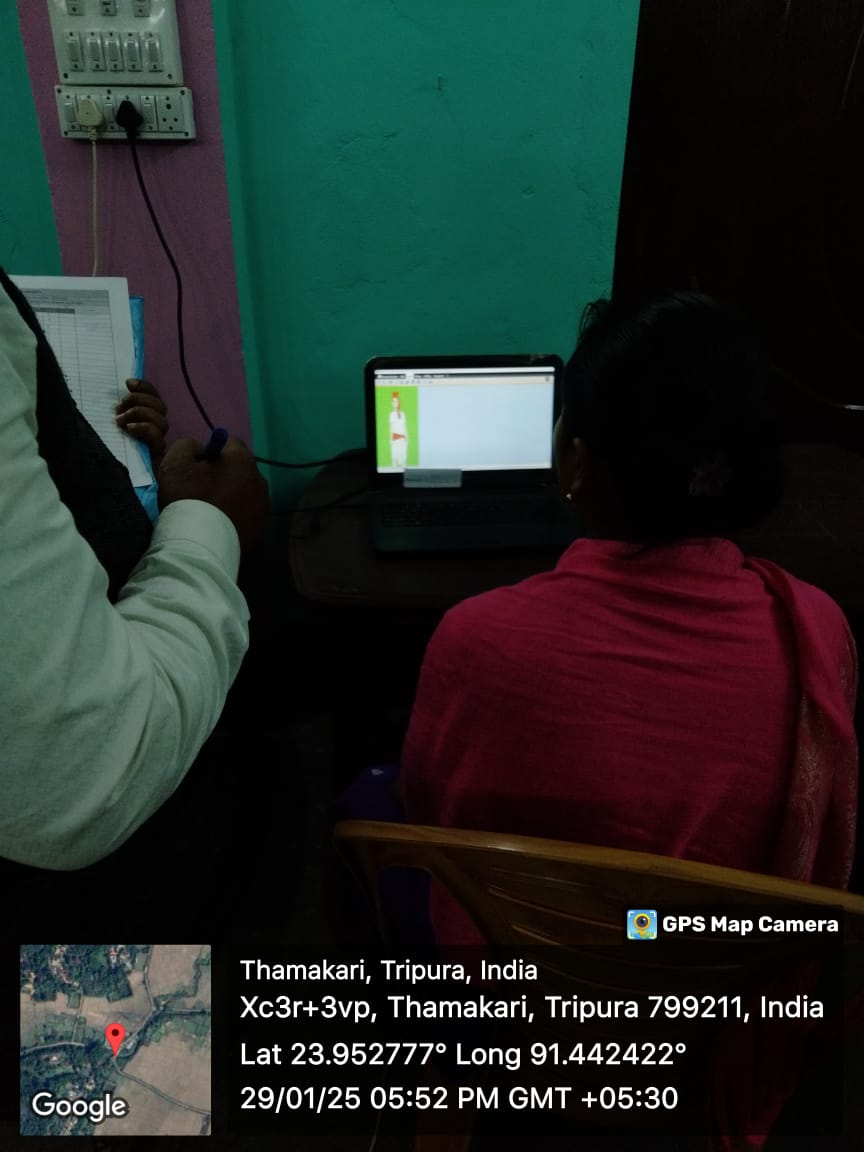 IntouchService1's tweet image. Assessment under Scheme name
@Non-@PMKVY_INDIA
CSCMSTT at location Dharmanagar North , Tripura, Date- 29-01-2025,Batch ID -2931153 ,TP: INDIANEERS MEDIA PRIVATE LIMITED, Assessor Name:Bhagirath Das
@TextileSSC
@NSDCIndia
@PMOIndia
@MoRD_GoI
@IndiaMGNREGA
@_DigitalIndia