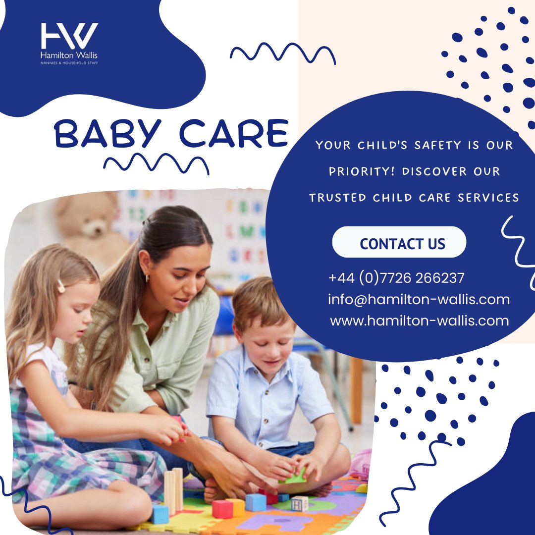 hamiltonwallis1's tweet photo. Every child deserves a caring nanny! Our team provides safe, Support for your little ones. Contact us to find your perfect match!
Click here >> https://t.co/OqdJciN8q1

#nannyservice #childcareservice #ChildcareServicesinUK #hamiltonwallis #bestnannyservicesinUK https://t.co/7zA5ltEPtX