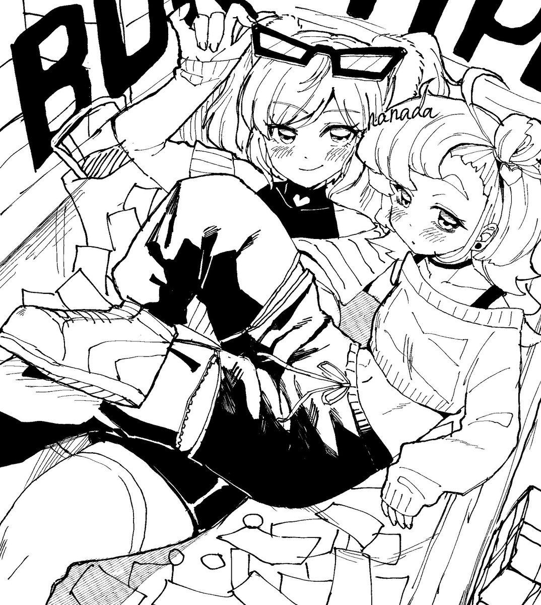 #今月描いた絵を晒そう
カリュ尽くし(1枚目誤字ってるの恥ずい) 