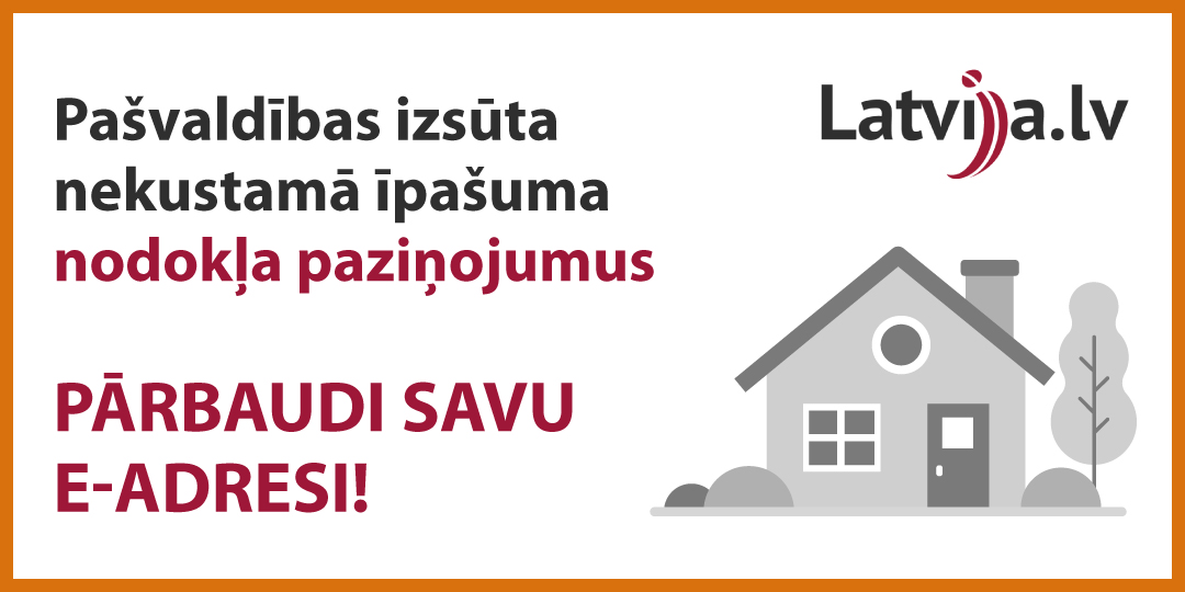 Pašvaldības ir sākušas iedzīvotājiem izsūtīt nekustamā īpašuma nodokļa paziņojumus. Īpaša uzmanība ir jāpievērš tiem, kuriem ir e-adrese. Vairāk info: vdaa.gov.lv/lv/jaunums/pas…