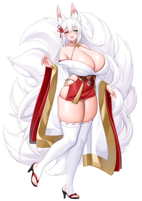 玖尾ましろ様(#mashiro_9tails)のキービジュアルを担当しました。 