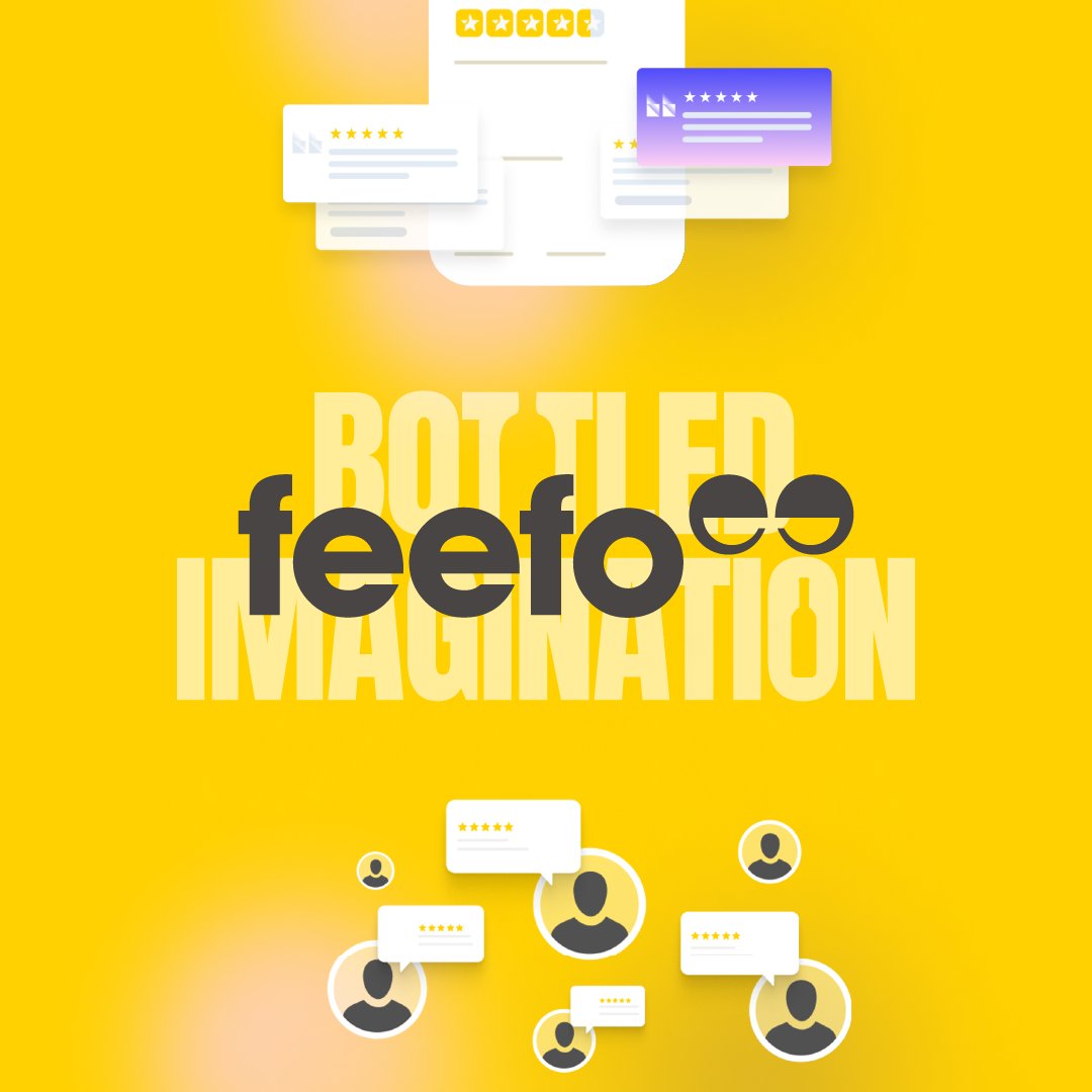 Big news from Bottled Imagination. We’re thrilled to announce that we are now working with the fantastic review &amp; insights platform, Feefo. 🎉

Watch this space 🍾💭

Read all about the news on the Bottled Imagination website