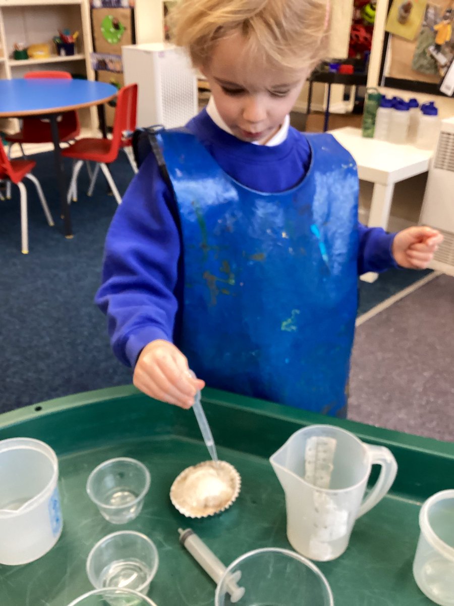 Happy Friday. We are spending the morning exploring what happens when vinegar hits moon rocks !