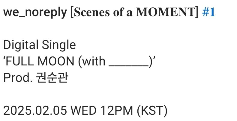 ifntinfo's tweet photo. [INFO] INFINITE Woohyun x Kwon Soon Kwan "FULL MOON" Digital Single

🗓 Wednesday, February 5
🕛 12pm KST

#인피니트 #우현 #남우현 https://t.co/mnj79m5Wmc https://t.co/LdlPRLDimr