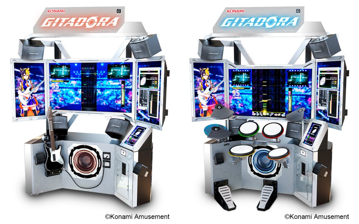 音ゲー『ギタドラ』シリーズの新筐体『GITADORA -ARENA MODEL-』2025年