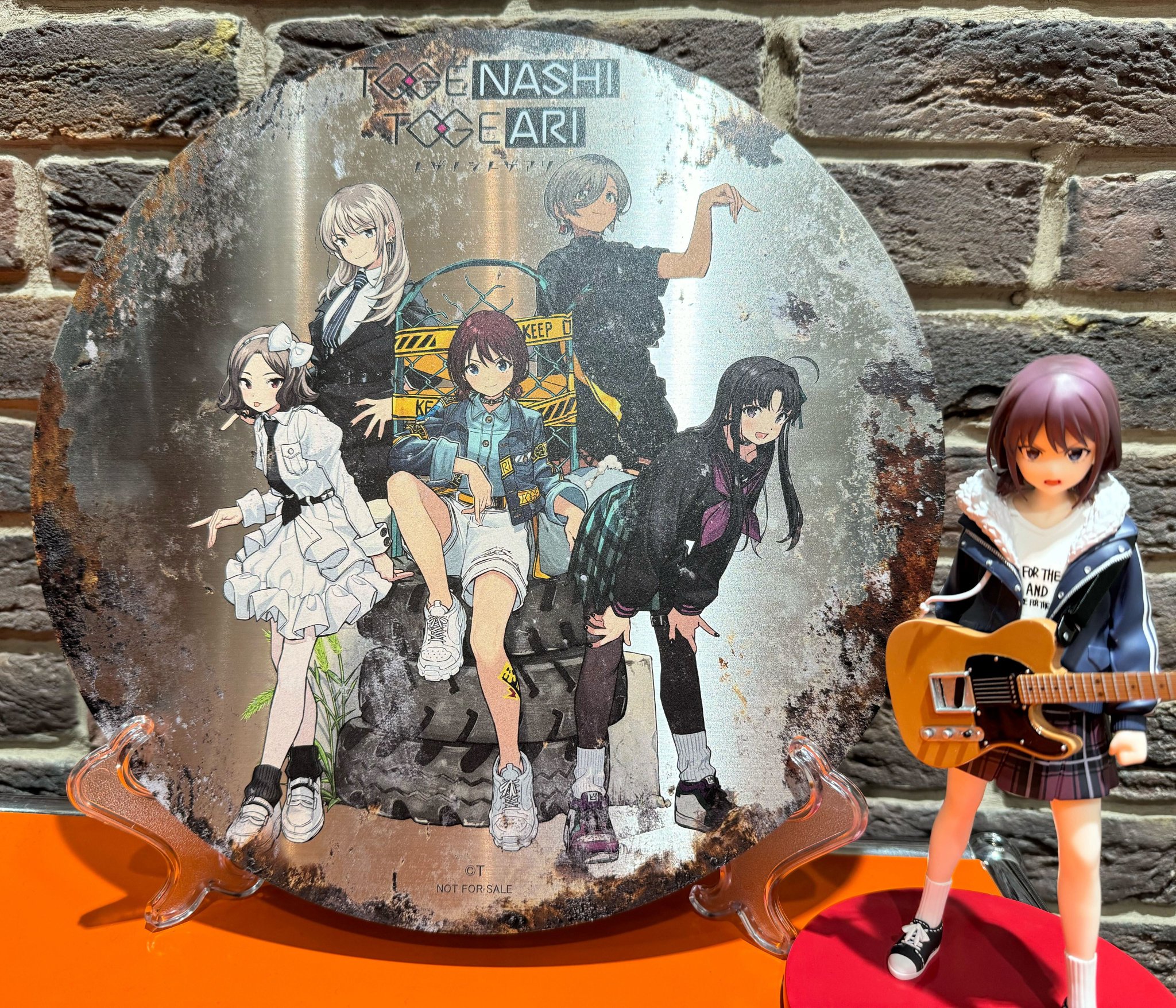 ガールズバンドクライ展　オリジナルステンレスボード　その３ ガールズバンドクライ展 オリジナルステンレスボード その3