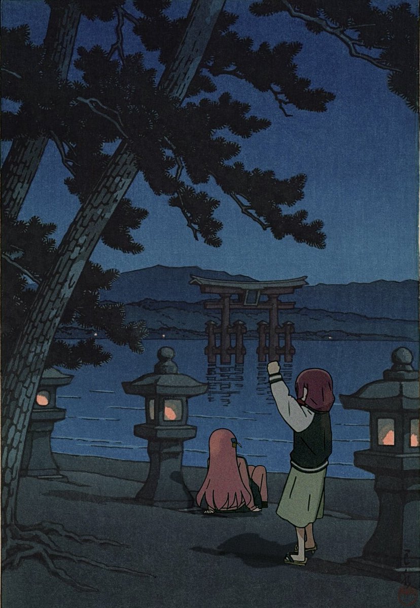 fragile4642's tweet image. 夜暗にふたり

 #ぼっち·ざ·ろっく #後藤ひとり #廣井きくり