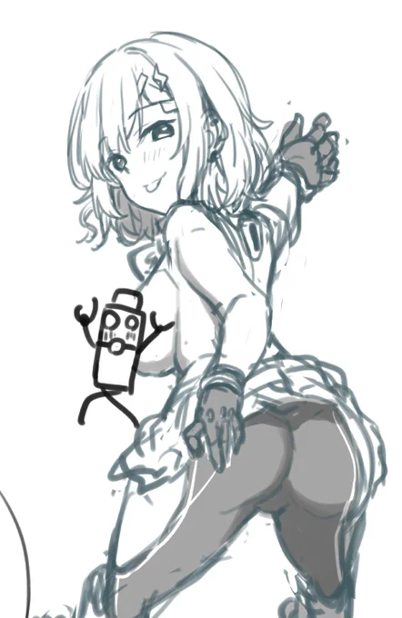 今朝ファンティアに上げたラクガキの一部をぺたり 