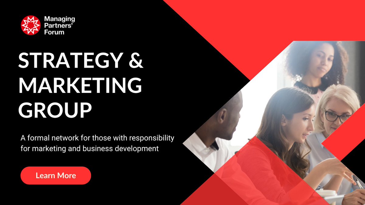 Drive marketing and business development at your firm? Join the Strategy &amp; Marketing Group to boost your career and the industry's growth. 

Learn more : mpfglobal.com/strategy-marke…