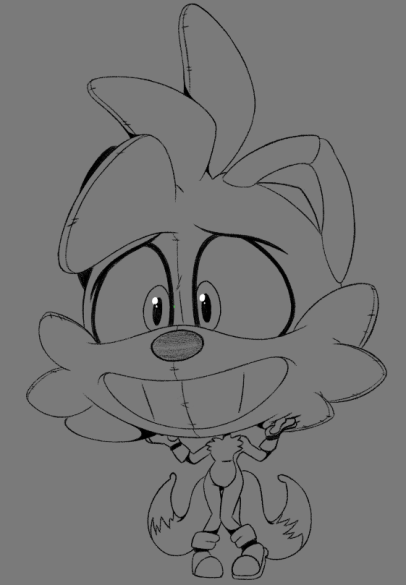 Lime_Void's tweet photo. quick head inflation with tails from last night https://t.co/daPOatTIaM