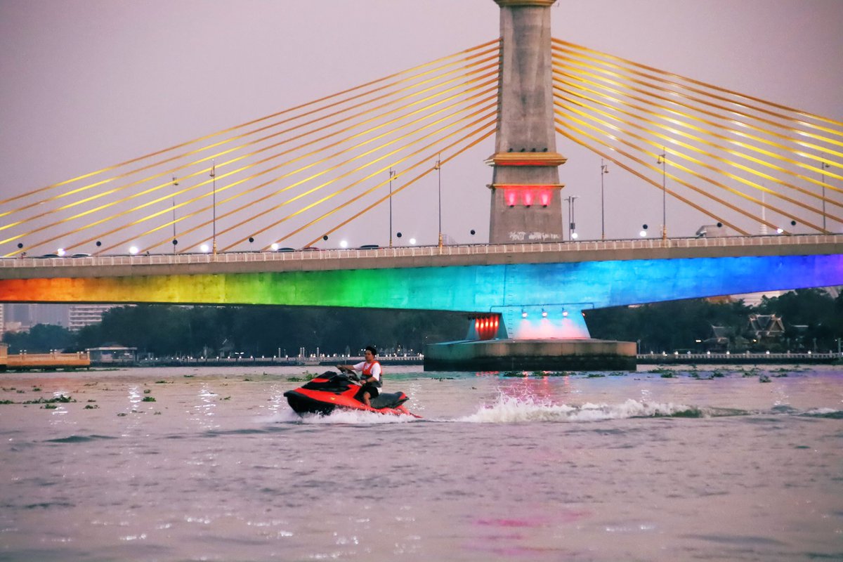 NookJuji's tweet photo. Sunset River Cruise &amp; jetski เช่าเรือ เช่าเจ็ทสกี แม่น้ำเจ้าพระยา นนทบุรี  
#ขับเจ็ทในแม่น้ำเจ้าพระยา #ประสบการณ์ใหม่ๆ ติดต่อสอบถามได้นะ #เจ็ทสกี https://t.co/P0EoT1gv6W
