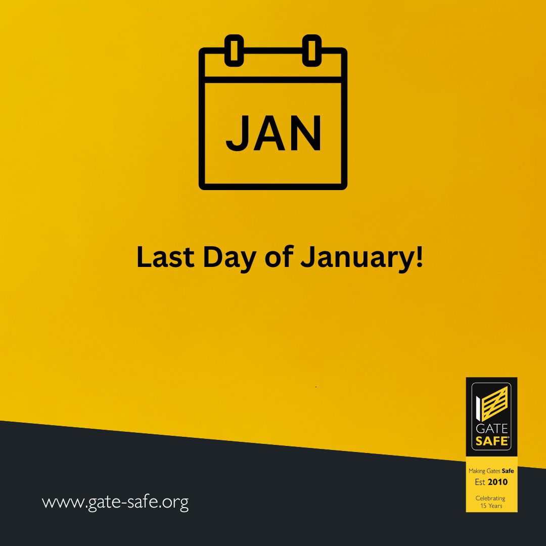 It’s been a long month, but we’ve made it! 🙌

As we step into February, now’s the perfect time to get your gate safety training booked. Our February &amp; March training dates are now available online! 📅

Join us face-to-face or online - Secure your spot today!