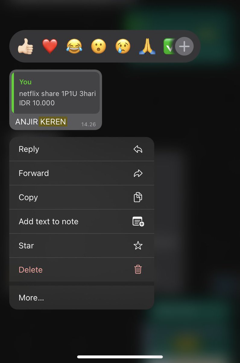 cerivh's tweet image. udah 2kali dibilang keren sama cust gegara pake fitur order di wabis 😁😁😁