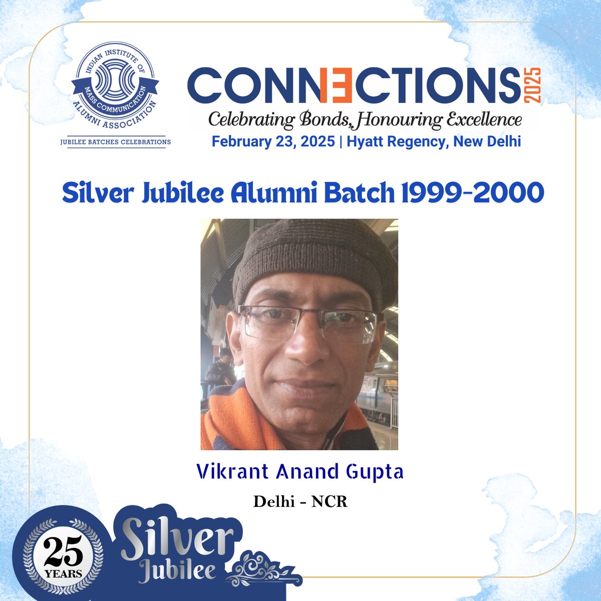 IIMC Silver Jubilee Alumni Batch: Vikrant Anand Gupta (EJ, Dhenkanal) is a seasoned business journalist with over two decades of experience in financial newspapers. Currently working with The Economic Times. Previously worked with ET Now, Hindustan Times, and a Delhi-based