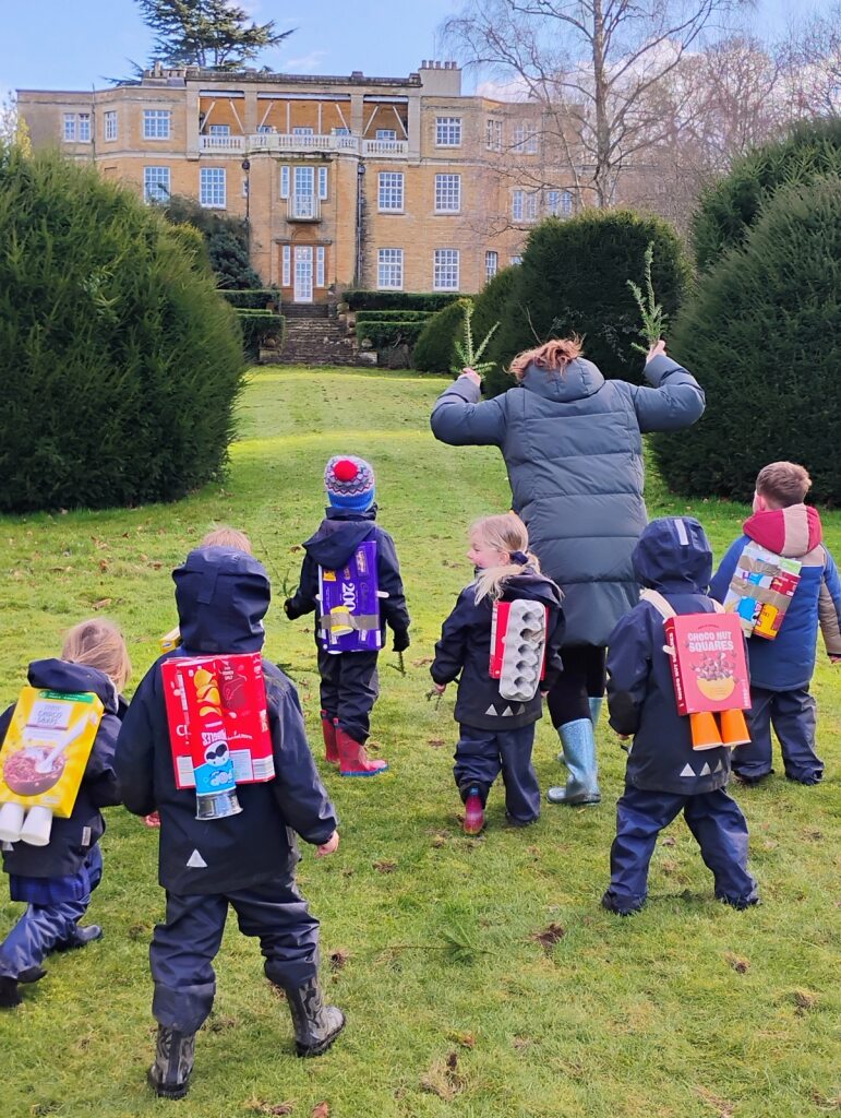 5, 4, 3, 2,1 .. Blast Off!!

Our Squirrel and Kits children have made their jet packs, packed their teddies and have blasted off to the outdoor learning area.

What an adventure!