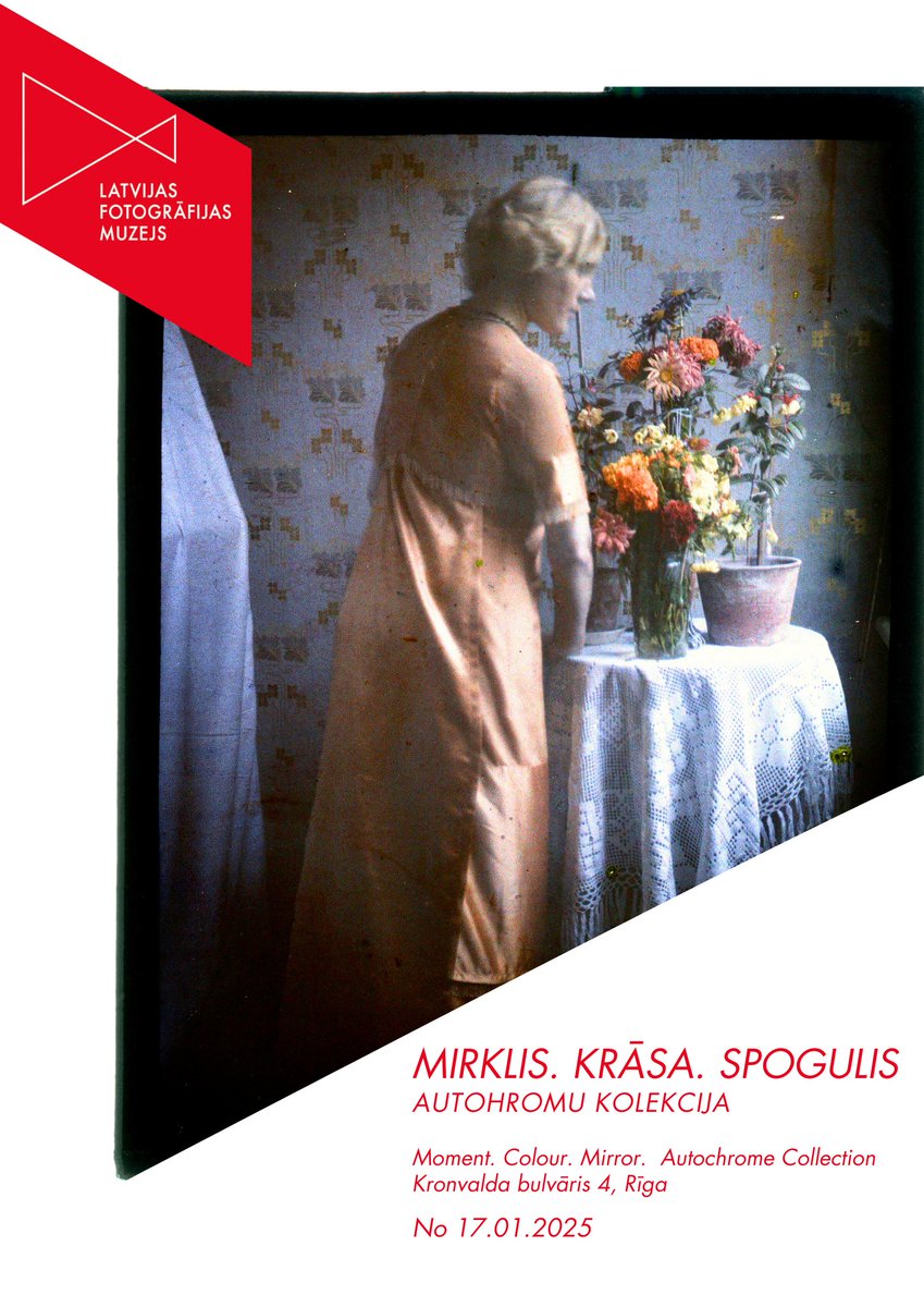 Latvijas Fotogrāfijas muzejs atkal ir atvērts! 🎉
Katru darba dienu no plkst. 10 līdz 17 apskatāma izstāde "Mirklis. Krāsa. Spogulis. Autohromu kolekcija". Gaidīsim ciemos!