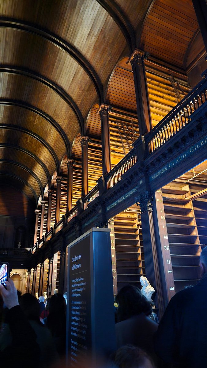 We had a lovely soiree at The Library <a href="/tcdlibrary/">The Library of Trinity College Dublin</a> of <a href="/tcddublin/">Trinity College Dublin</a>  for the launch of New Treasures of the Old Library. New acquisitions of work by Stoker, Beckett, Banville, Nolan and *whispered squeeee* West.
 Very proud to see the #YeatsinLove originals among the greats