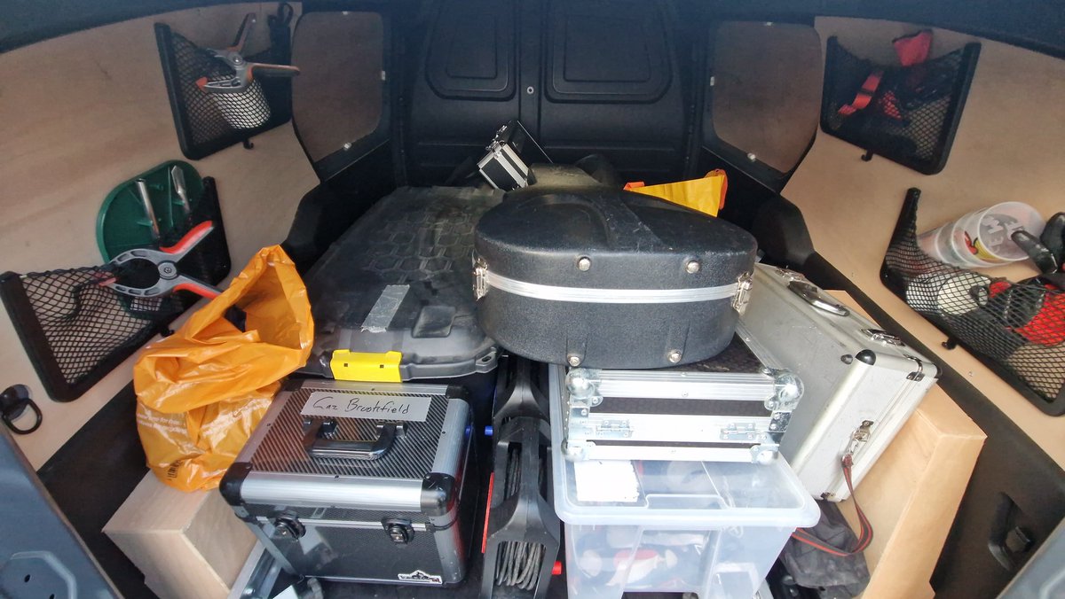 Van packed and ready to roll! The Almost All Village Halls tour starts today in East Challow Village Hall. 

7:30doors open 
8pm Mark Hitchins
8:45pm me
10pm finish

There is a bar for refreshments. 

Hall for one, and one for hall!
