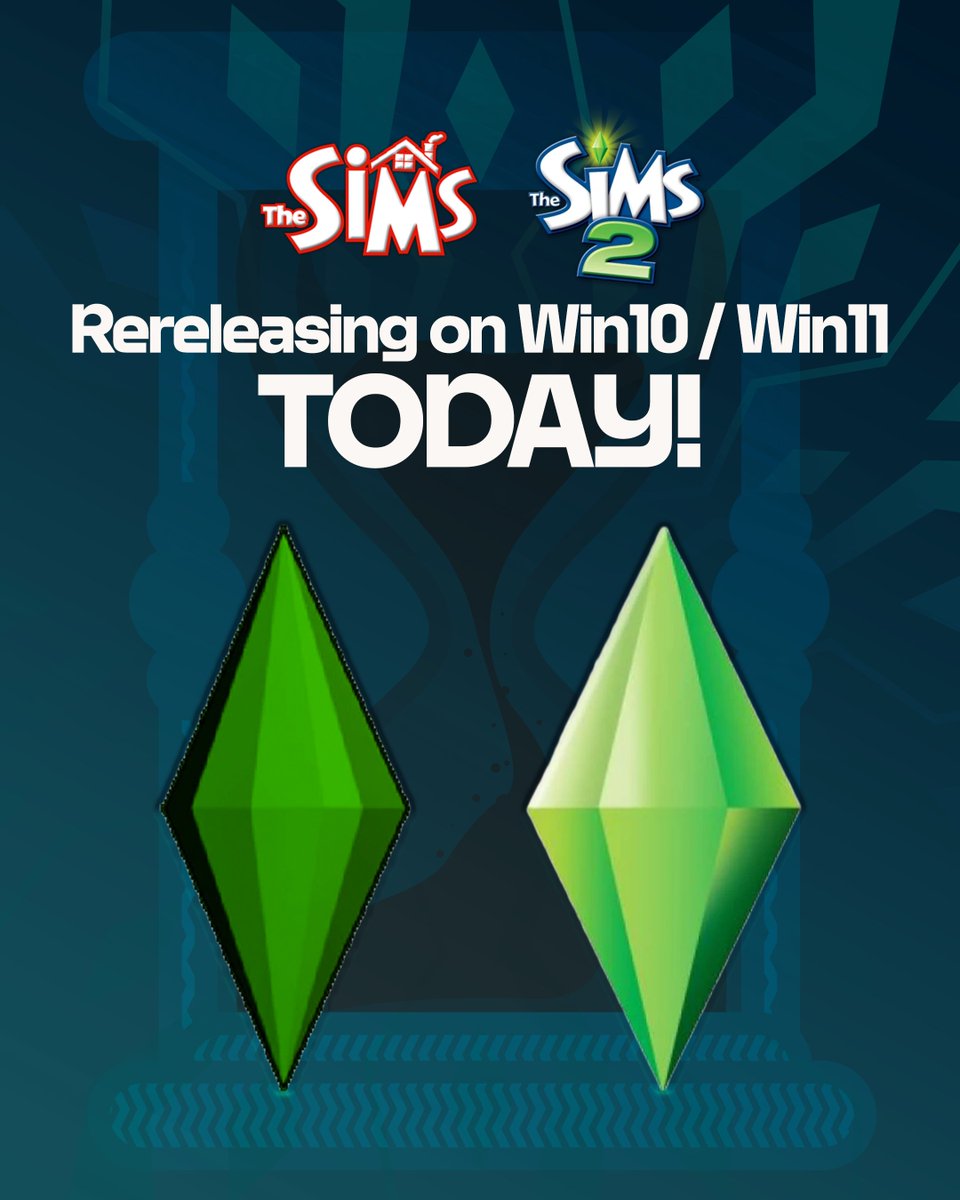TheSimCommunity's tweet photo. It's NOSTALGIA TODAY! 🪩

Join us for the final hours until The Sims 1 and The Sims 2 Rerelease on PC: https://t.co/1tiHnbGGok https://t.co/2N2bqDJ76V