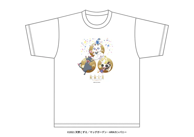 ARIA The SINFONIA ～Viaggio2～
グッズ紹介➄
‾‾‾V‾‾‾‾‾‾‾‾‾‾‾
『Tシャツ』

社長たちが大集合!
シンプルかつゴージャスなデザインに🎉
身に着けてコンサートを更に楽しもう👕

会場販売の詳細はこちら▽▼▽
https://t.co/4KPhmlquIV

#ARIAカンパニー #ARIAオケコン 