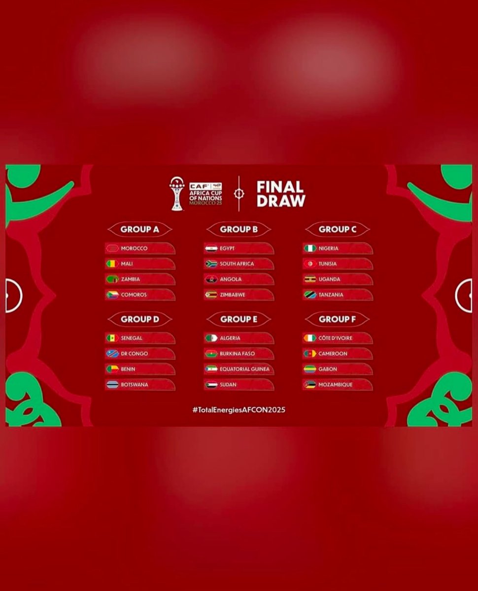 Africansights1's tweet image. Which team are you rooting for? 😉🏆

#afcon #afcon2025morocco #africangame #africanfootball #footballtournament