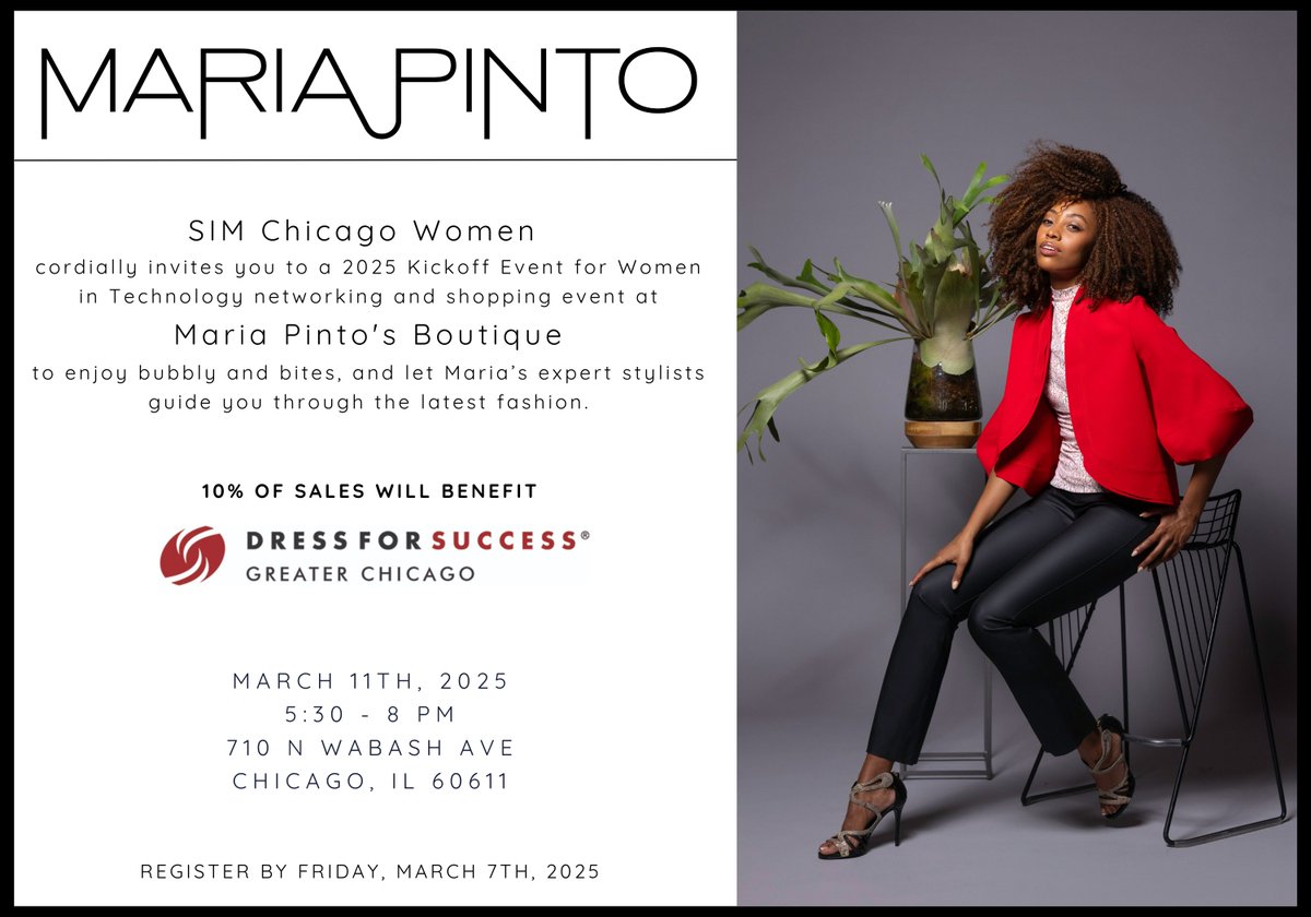 janeprugh's tweet photo. Please click here to register- https://t.co/SssbuATUQH

#WomenInTech #NetworkingEvent #EmpowerWomen #SIMChicago #MariaPinto https://t.co/MWEqBphZyJ