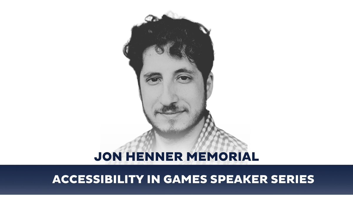 Board: Our partners at UNC Greensboro's Network for the Cultural Study of Videogaming has been hosting the Jon Henner Memorial Accessibility in Games Speaker Series to highlight disability and accessibility in gaming.
More information here: cas.uncg.edu/event/jon-henn…
