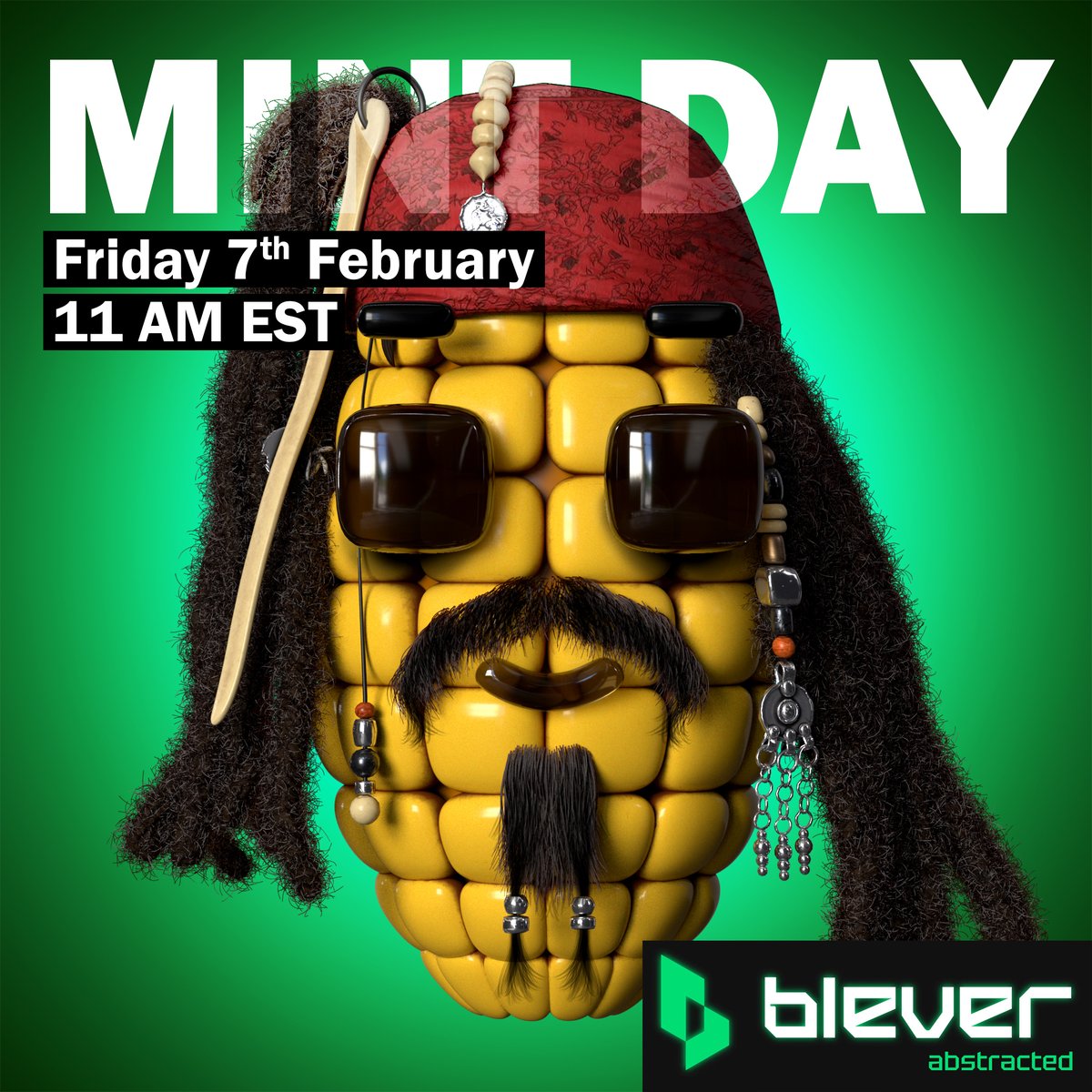 CornLabs โณ๏ธ๐ฝ๐ฟ (@cornlabsnft) on Twitter photo ๐ฝ๐ดโโ ๏ธ AHOY! MINT DAY IS SET! ๐ดโโ ๏ธ๐ฝ
The CornLabs crew is ready to set sail! ๐๐ฅ
Mint Date: February 7th, 11 AM EST
Location: app.blever.xyz/drops/cornlabs
โ
LIKE & RT + drop your wallet for a chance to snag one of the last WL slots! ๐
Donโt get left ashore! ๐๐ฝ ๐ฝ๐ดโโ ๏ธ AHOY! MINT DAY IS SET! ๐ดโโ ๏ธ๐ฝ
The CornLabs crew is ready to set sail! ๐๐ฅ
Mint Date: February 7th, 11 AM EST
Location: app.blever.xyz/drops/cornlabs
โ
LIKE & RT + drop your wallet for a chance to snag one of the last WL slots! ๐
Donโt get left ashore! ๐๐ฝ