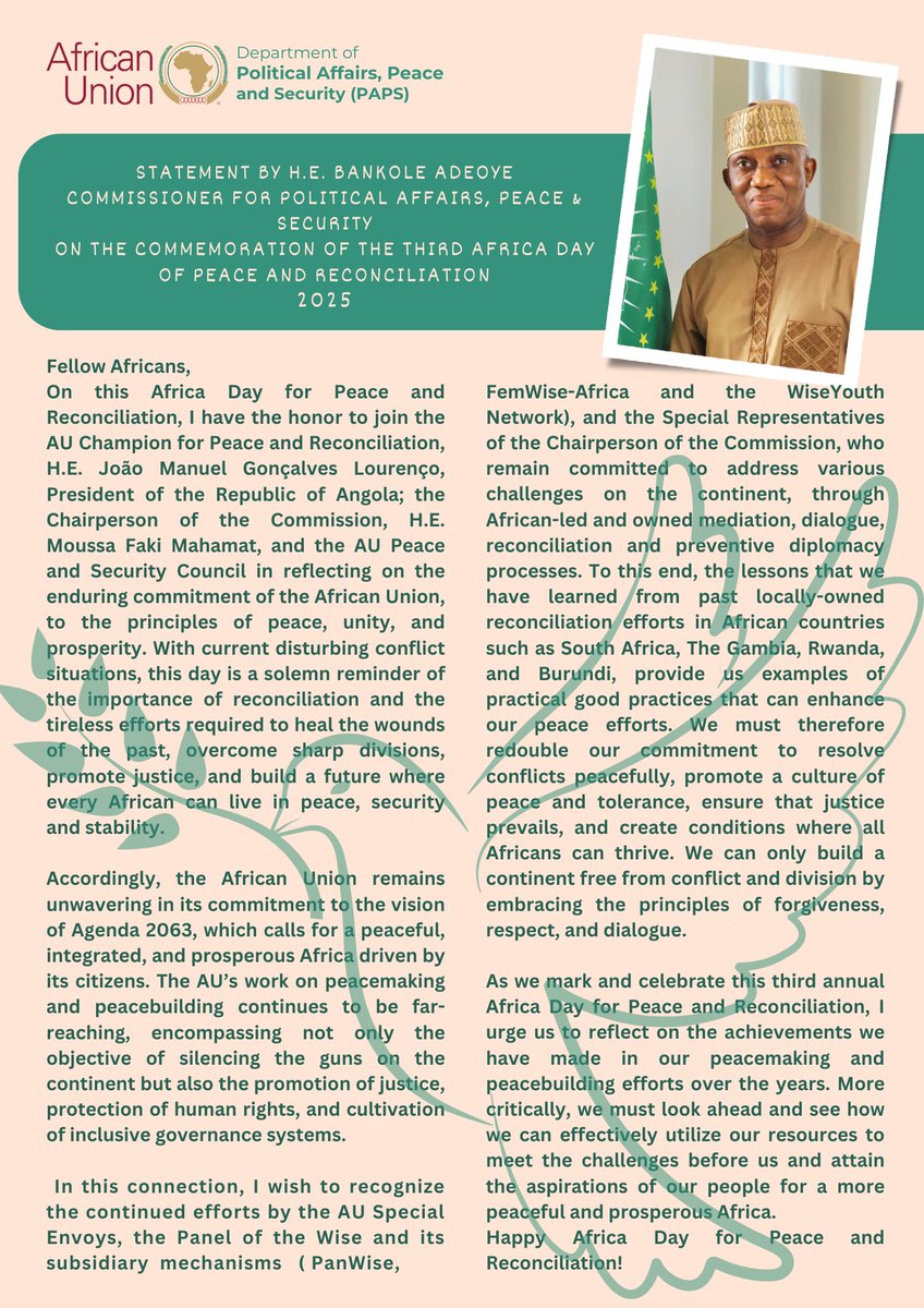 Amb. Bankole Adeoye tweet media