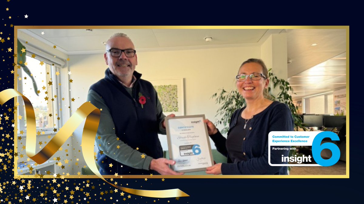 🎉 Congrats to <a href="/StrideTreglown/">Stride Treglown</a> on earning the <a href="/insight6cx/">insight6</a> #CXExcellence Recognition Mark! Their Engage Programme sets the standard for client care. Read more: bit.ly/3V5x8K2.