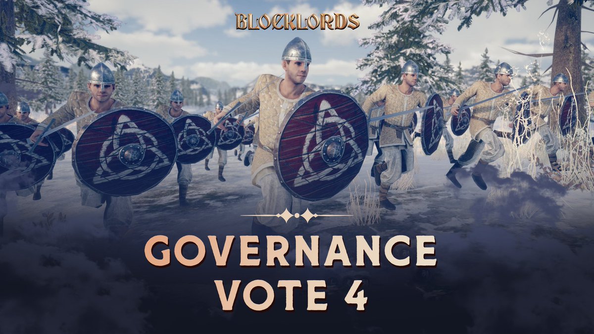🚨 BLOCKLORDS Governance Vote 4 is LIVE! 🚨

Cast your vote now: lordchain.blocklords.com/governance/pro…

veLRDS holders, your vote will decide the next big update for the Battlefield Expansion. 

Choose the key focus for the upcoming Closed Beta:

- Pre-Battle Troop Positions
- Battalion