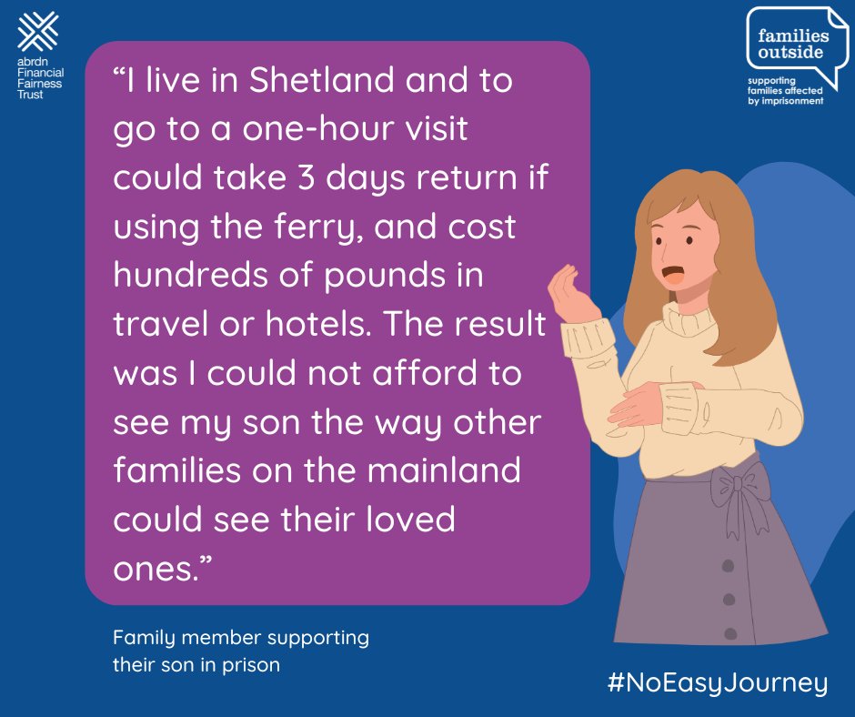 📢 We’re calling for a full review to the Help With Prison Visits Scheme to ensure it covers costs and reaches families who need it. Help us raise awareness of the challenges facing families by getting involved in our #NoEasyJourney campaign ow.ly/TQNx50UG6Fv.