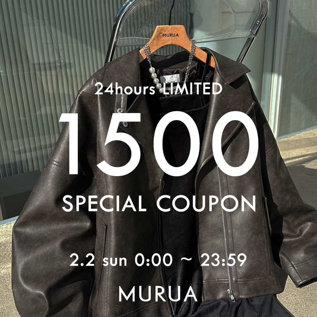 MURUA_care's tweet photo. 【ゾゾタウン】

￥1,500 OFFクーポン配布中👀✨
新作アイテムにも使用可🏹

みんなは何をGETする？💛

CHECK▶https://t.co/q616NZsBFY https://t.co/6RpgsjCoZz