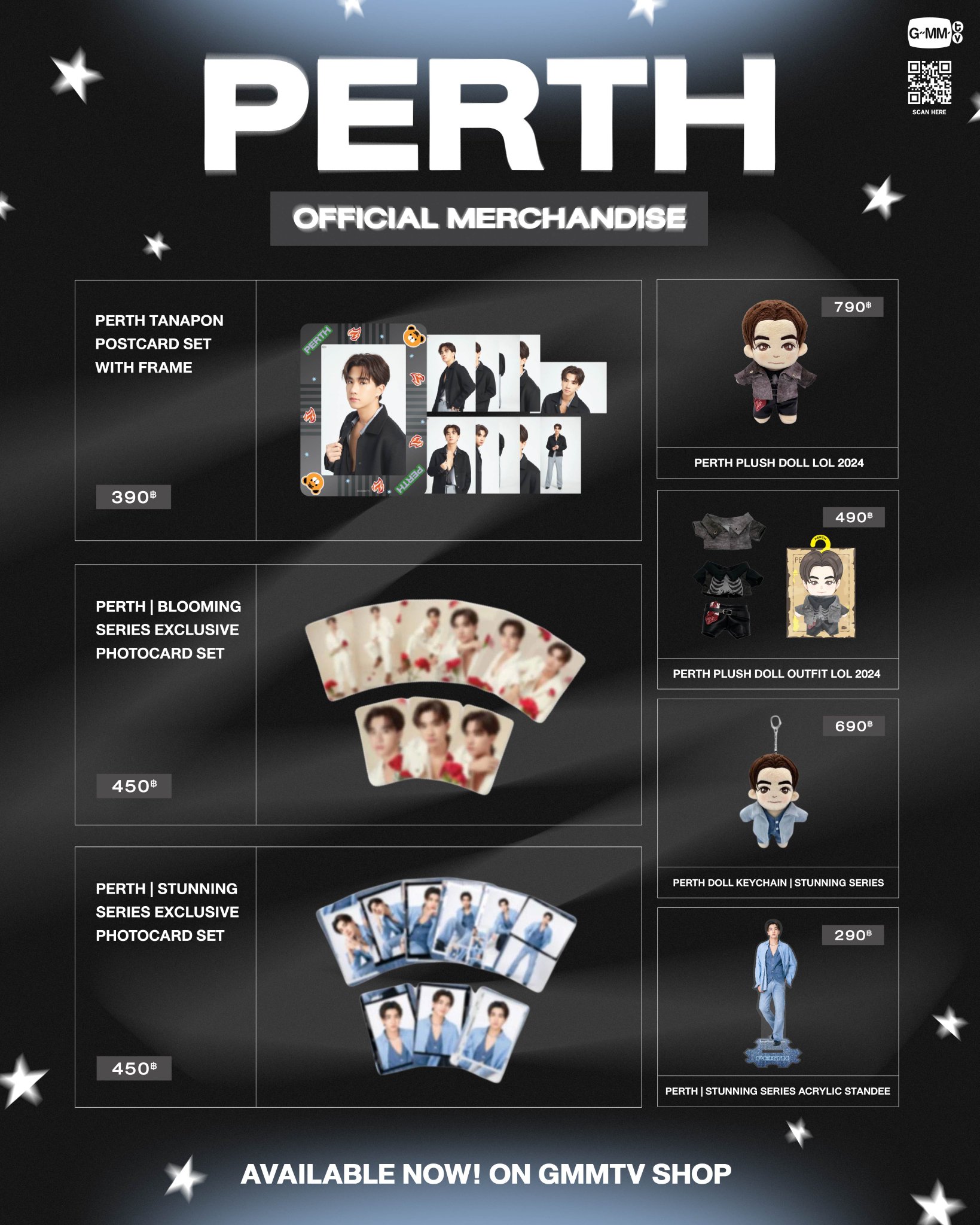 GMMTV POPUP Storeトレカ Perth Secret AVAILABLE NOW! GMMTV SHINING SERIES EXCLUSIVE PHOTOCARD SET