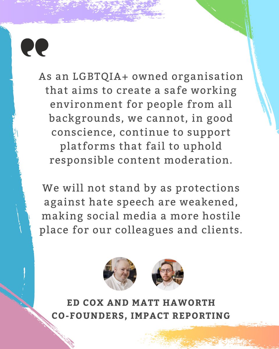 Hello - we've been quiet on here, and plan to stay so. Read our statement and we hope you'll connect with us on our newsletter, blog and other platforms: impactreporting.co.uk/why-we-are-lea…