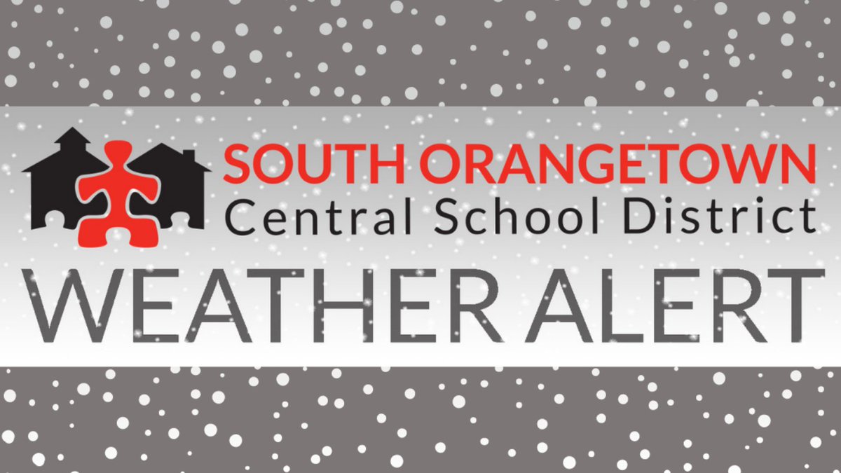 SOCSD (@southorangetown) on Twitter photo Due to icy early morning road conditions, SOCSD will be operating on a two-hour delay today, January 31. Due to icy early morning road conditions, SOCSD will be operating on a two-hour delay today, January 31.