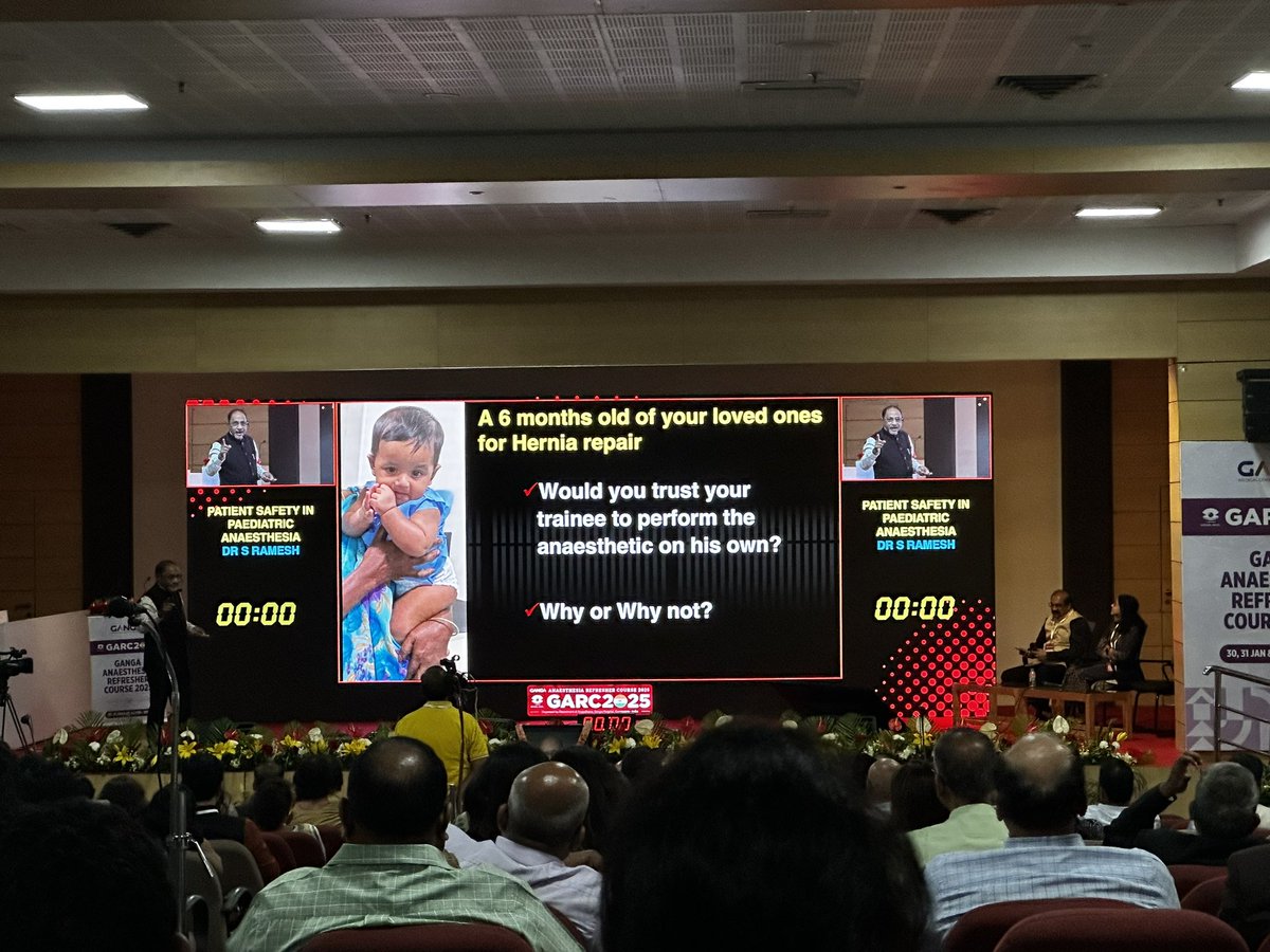 Shilpa Bhat (@shilpabhat04) on Twitter photo Thrilled to hear Dr. S Ramesh share his expertise on patient safety in pediatric anaesthesia at #GARC25! A must-attend session for anyone in the field. #PediatricAnaesthesia #PatientSafety
<a href="/BalavenkatSubr1/">Balavenkat Subramanian</a> <a href="/tsmurali/">Murali Thondebhavi</a> @ManshadShowkat1 <a href="/vedhika_shanker/">Vedhika shanker</a> Thrilled to hear Dr. S Ramesh share his expertise on patient safety in pediatric anaesthesia at #GARC25! A must-attend session for anyone in the field. #PediatricAnaesthesia #PatientSafety
<a href="/BalavenkatSubr1/">Balavenkat Subramanian</a> <a href="/tsmurali/">Murali Thondebhavi</a> @ManshadShowkat1 <a href="/vedhika_shanker/">Vedhika shanker</a>