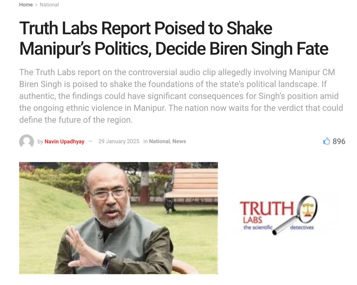 minkukizo's tweet photo. Is the Government of India now so desperate that it’s resorting to outright lies and propaganda, as seen in this @ndtv article, to link the Kuki-Zo struggle in #Manipur to Khalistani groups? This shameless attempt to drag the Kuki-Zo community into a completely unrelated issue is nothing but a calculated distraction from the real crisis in Manipur—state-sponsored violence, systemic persecution, and the government’s failure to protect minority Kuki-Zo Christians.

@AmitShah stood in Parliament and called the Manipur conflict an “ethnic issue,” deliberately ignoring its communal and religious dimensions. But now, suddenly, the same government is peddling this absurd narrative about “Khalistani terrorists” inciting Kuki-Zo Christians? What a pathetic, transparent ploy to divert attention from the damning #BirenTapes and the Supreme Court’s scrutiny of this administration’s failures.

To @PMOIndia and @HMOIndia: your propaganda won’t work. The Kuki-Zo people are not your pawns, and we refuse to be scapegoated for your political games. Either allow the Supreme Court of India to proceed with the #BirenTapes case without interference, or face the consequences. We will not stand by as you smear our community and deny us justice. If you continue down this path, we will uphold our rights through our traditional laws and Inpi.

Enough of your lies. Enough of your oppression. The Kuki-Zo people demand accountability, and we will not rest until justice is served.

@volker_turk @UNHumanRights @marcorubio @USCIRF_Bauer @svensimon @ANI @PTI_News @nytimes @WSJ @thewire_in