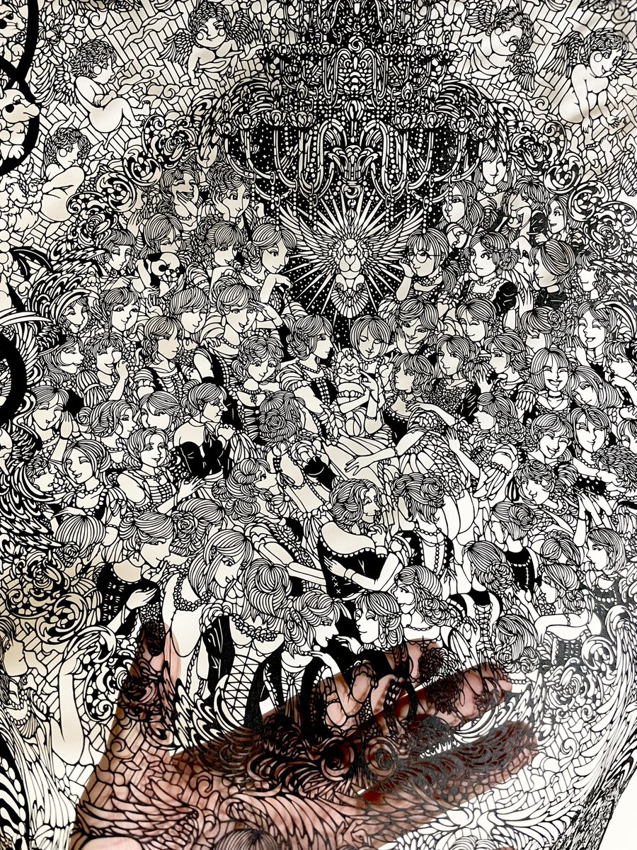切り絵の新作が完成しました👏💫
420×594mmサイズ
下絵を描くのも中々大変でしたが、思いの外切ることにも時間がかかってしまいました。

拍手👏の代わりにリポスト🔄で拡散して下さいませ💫
何卒よろしくお願い致します🙇‍♂️
 #切り絵 #papercuttingart #art 