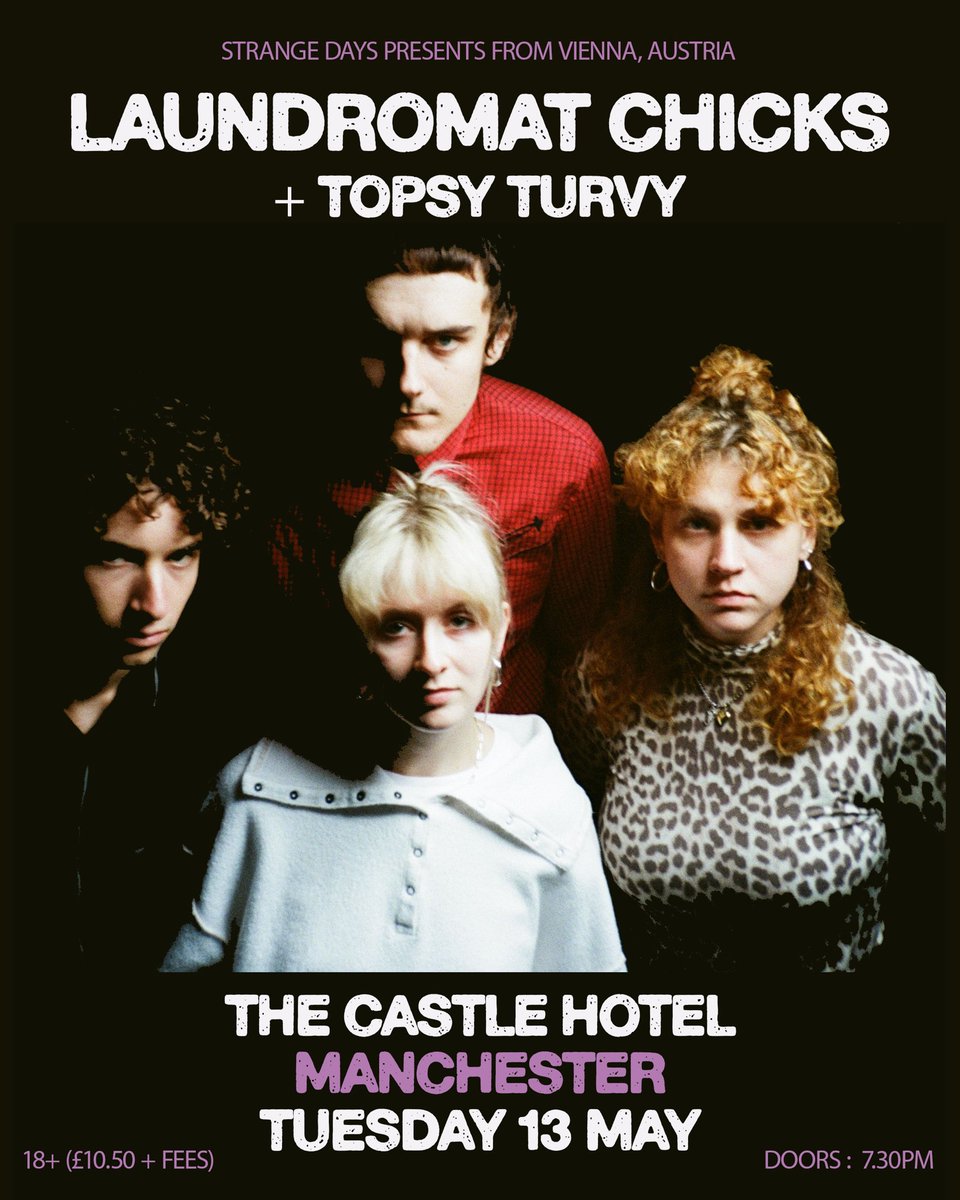Strange Days (@strangedaysmcr) on Twitter photo Weāre thrilled to announce two of Viennaās finest will be heading to Manchester on 13th May making their debut at <a href="/thecastlehotel/">The Castle Hotel</a> . Tickets on-sale now! link.dice.fm/J3bb636627b7 Weāre thrilled to announce two of Viennaās finest will be heading to Manchester on 13th May making their debut at <a href="/thecastlehotel/">The Castle Hotel</a> . Tickets on-sale now! link.dice.fm/J3bb636627b7