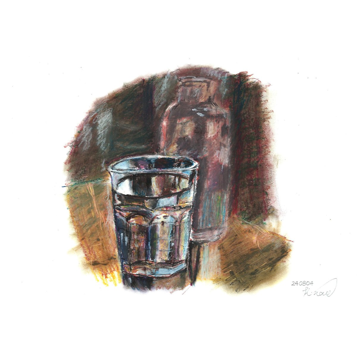 kslashnoue's tweet photo. #artcrayon #crayon #crayondrawing #cup #glass #water https://t.co/P8aScYHzYu