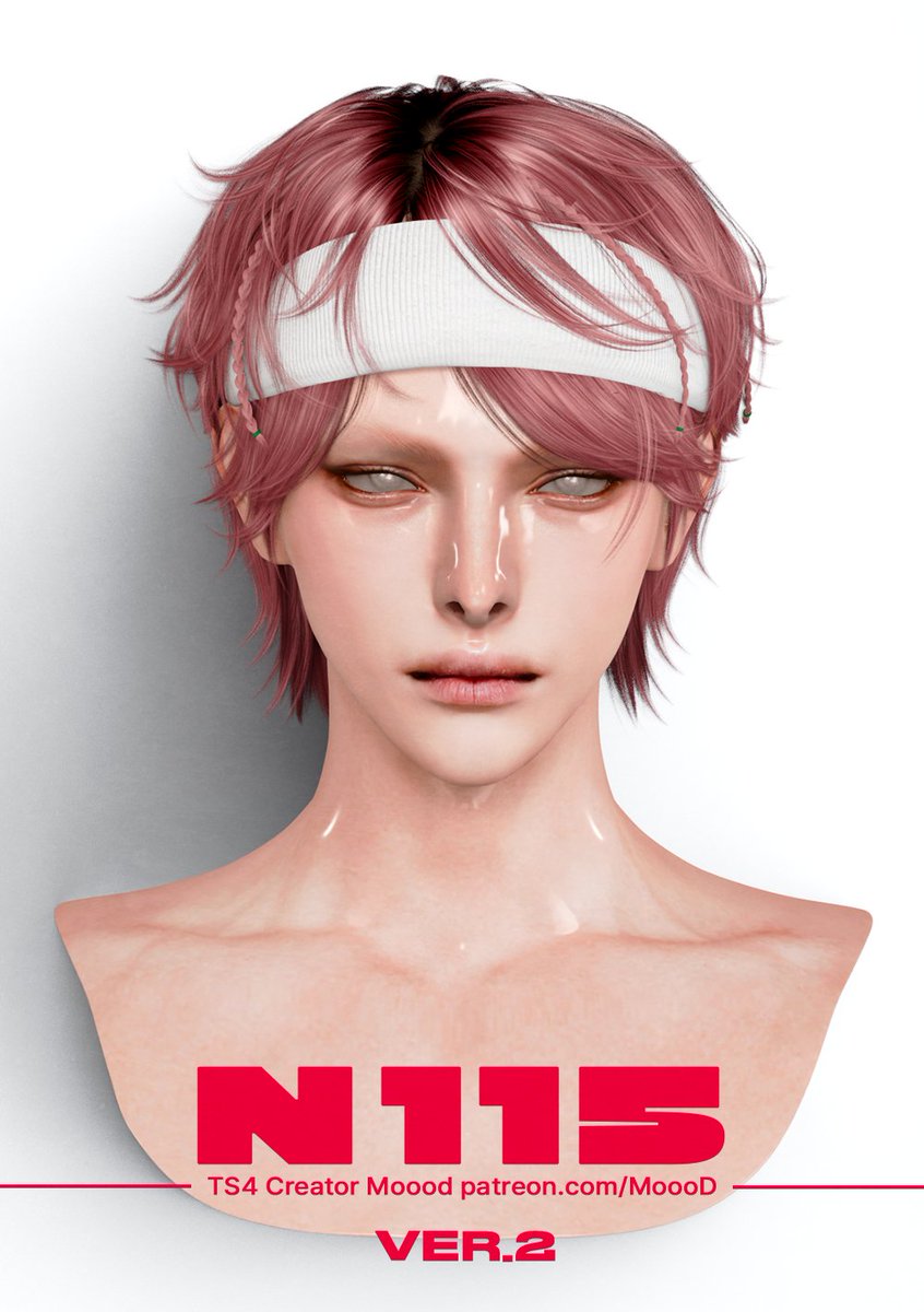 [심즈4] MoooD Hair N115 - VER1/2
blog.naver.com/mooo_d/2237435…