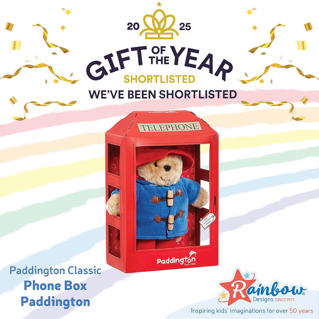 Our Classic Paddington in a Phone Box has been Shortlisted for a Gift of the Year Award, and next round of judging takes place at Spring Fair in Hall 5 (stand E70-F71) next week! And you can also find Paddington alongside our 2025 collection in Hall 3A Stand M10/N1 <a href="/The_GA_UK/">Giftware Association</a>