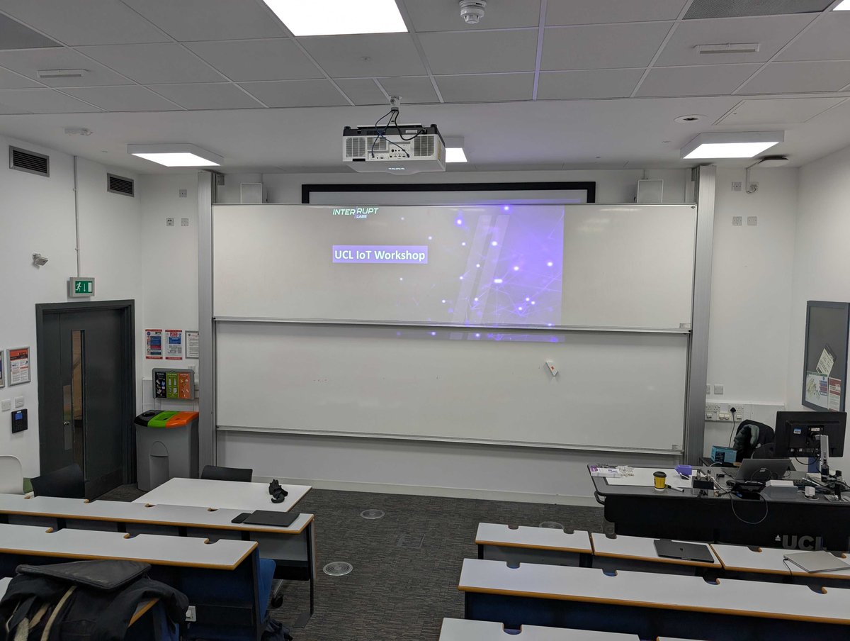 InterruptLabs's tweet photo. Yesterday at UCL, we kicked off our busy calendar of uni outreach events. 
If you'd like a PDF copy of our 'Careers in Vulnerability Research' booklet or you'd be interested in arranging a talk or workshop from us at your uni, drop us an email at info@interruptlabs.co.uk https://t.co/f8ebIL7X0j