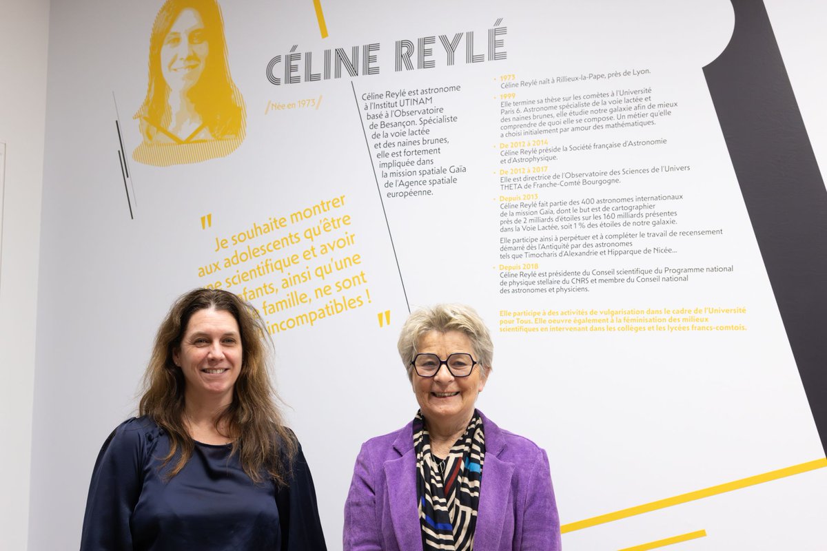 Institut UTINAM (@utinaminstitut) on Twitter photo 📍 Céline Reylé, astronome de <a href="/UtinamInstitut/">Institut UTINAM</a>, fait partie des 18 femmes remarquables de Bourgogne-Franche-Comté dont les noms ornent désormais les salles du pôle Viotte. Une belle reconnaissance ! 🌟 utinam.cnrs.fr/celine-reyle-h… 📍 Céline Reylé, astronome de <a href="/UtinamInstitut/">Institut UTINAM</a>, fait partie des 18 femmes remarquables de Bourgogne-Franche-Comté dont les noms ornent désormais les salles du pôle Viotte. Une belle reconnaissance ! 🌟 utinam.cnrs.fr/celine-reyle-h…
